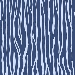 419 -  Small  scale abstract zebra print shapes in denim and ice blue for exotic crafts boho curtains, duvet covers, bed sheets, wallpaper and apparel.