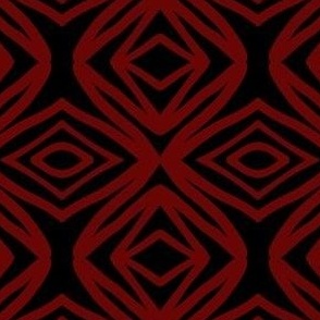 Red and Black Geometric 