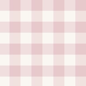 small 1.5x1.5in light pink gingham