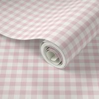 mini .75x.75in light pink gingham