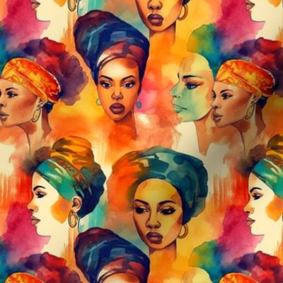 Women of Color Watercolor