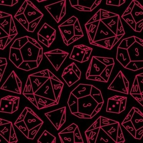 Roll the Dice (Dark Red Outline)