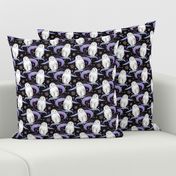 Snowy Owls Razzle Dazzle, Black