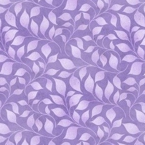 Blender Leaf Ditsy _ mid purple