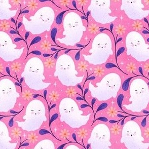 Daisy Boo Ghosts _ pink