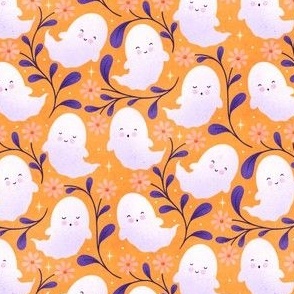 Daisy Boo Ghosts _ orange