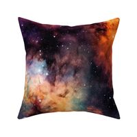 Orange and Purple Galaxy – Deep Space Image – Galaxy Sky