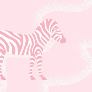 My Pastel Zebra- wild animal print 