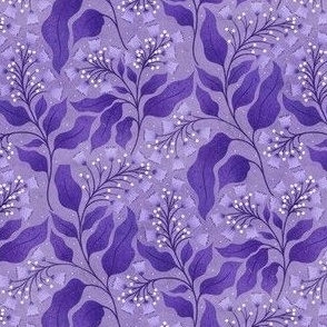 Midnight Bellflowers _ mid purple