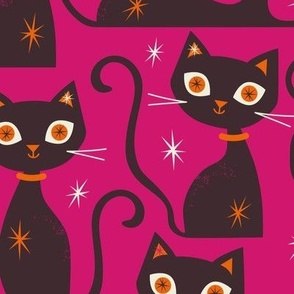 Halloween Cats Ruby Large Scale