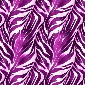 Safari Style Elegant And Fashionable Animal Print Pattern In Bright Pink Smaller Scale