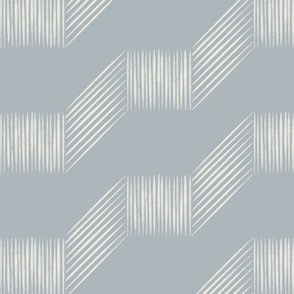 folded _ creamy white_ french gray blue _ hand drawn brush stroke optical lines