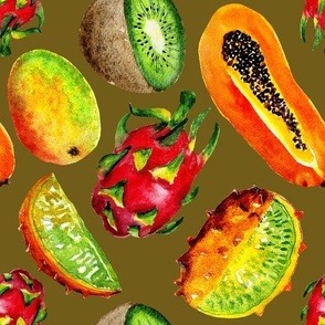  Bright and juicy tropical fruits 4