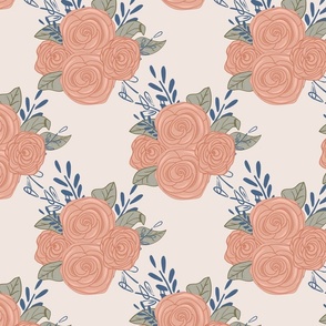 Floral Pattern with Roses