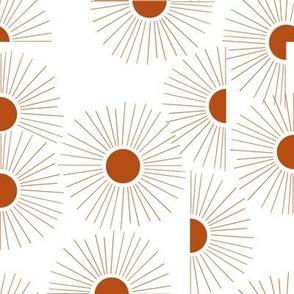 Sun Block Tile - Burnt Orange, Summer