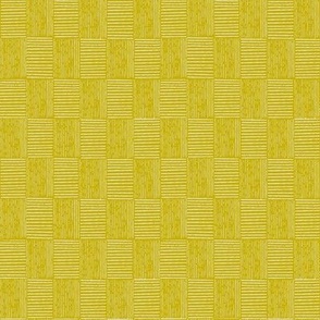 Modern Gingham in Goldenrod Yellow and Pale Grey (MEDIUM) B23015R08A
