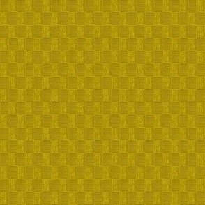 Modern Gingham in Goldenrod Yellow and Chocolate Brown (SMALL) B23015R08D