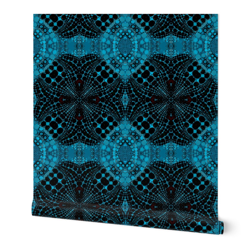 Moody Black and Blue Moroccan flair