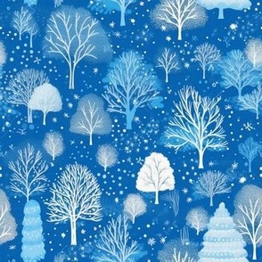 Snowy Treescape