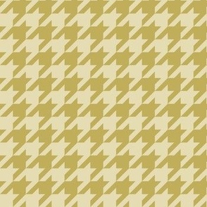 Houndstooth yellow minimalist pattern