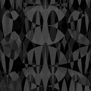 abstract desert dark geometric mountains gray black