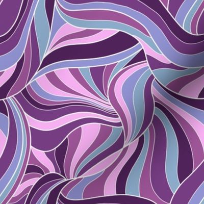 Razzle Dazzle Swirl, Purple Tones