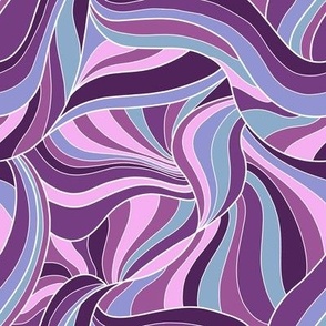 Razzle Dazzle Swirl, Purple Tones