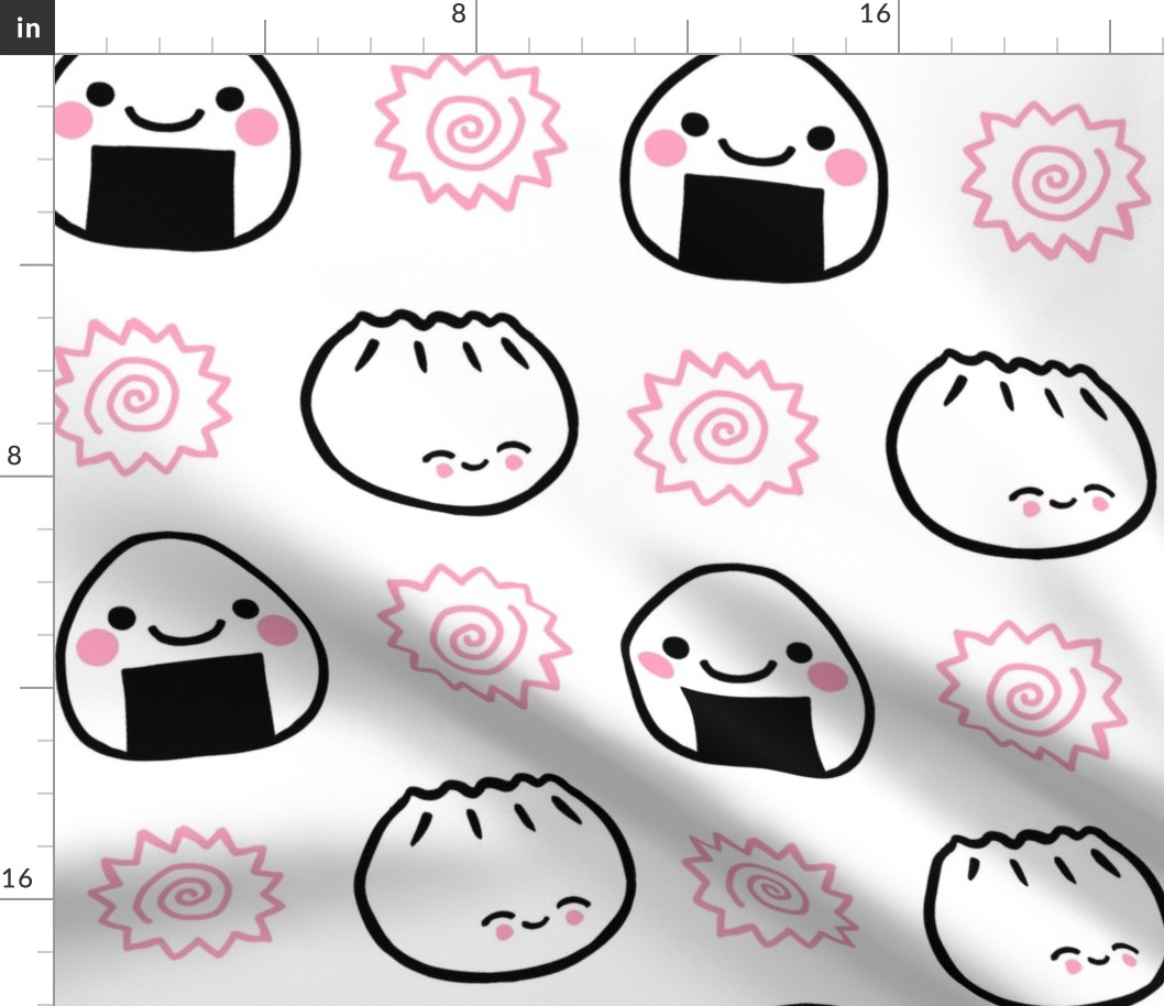 Kawaii Dumplings Large Print