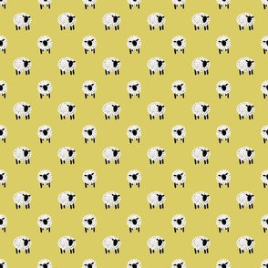 How many sheep can you count-soft yellow-green-small