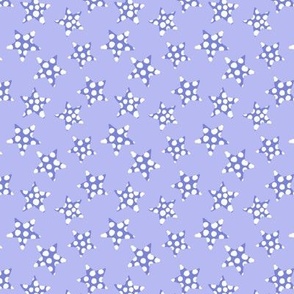 happy dotted stars lilac