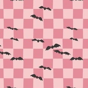 Checker Bats Pink 4x4