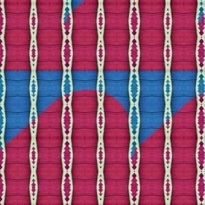Chains Two-Tone Blue and Pink (small)  (0648) 