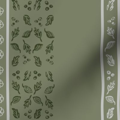[Medium] Forest Doodles in line - Green
