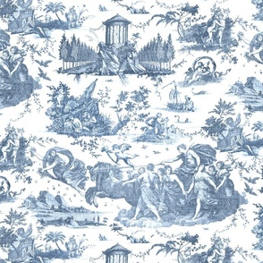 Chariot of Dawn Toile-Blue