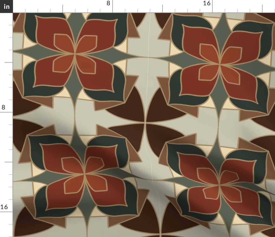 MOROCCAN_BUTTERFLY_TILE_red