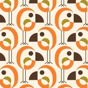 2796 G Small - geometric retro birds