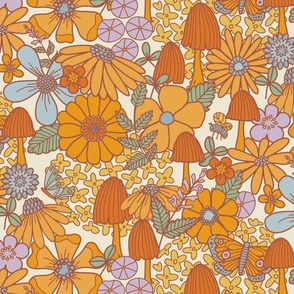 Wonderful Garden - 60s Tangerine