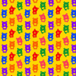 Cute Cartoon Rainbow Bears by Cheerful Madness!!