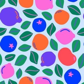 Fruity All Over with Leaves by Becca Franks