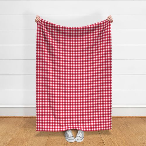 Red gingham pattern - medium small