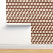 Colorful Tessellated Squares - Brown