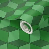 Colorful Tessellated Squares - Green