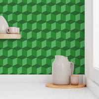 Colorful Tessellated Squares - Green