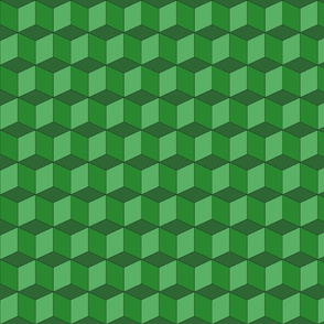 Colorful Tessellated Squares - Green