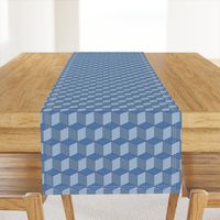 Colorful Tessellated Squares - Blue