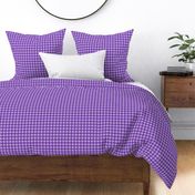 Small scale purple plaid - purple gingham with narrow darker stripe - 3 inch repeat