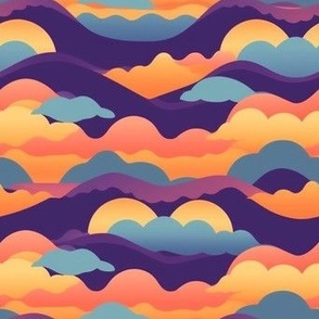Mesa Clouds - Sunset