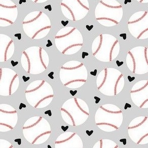 Baseballs and Black Hearts - Gray