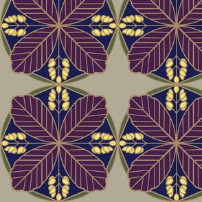 MOROCCAN_INDIAN ALMOND TREE_TILE_violet