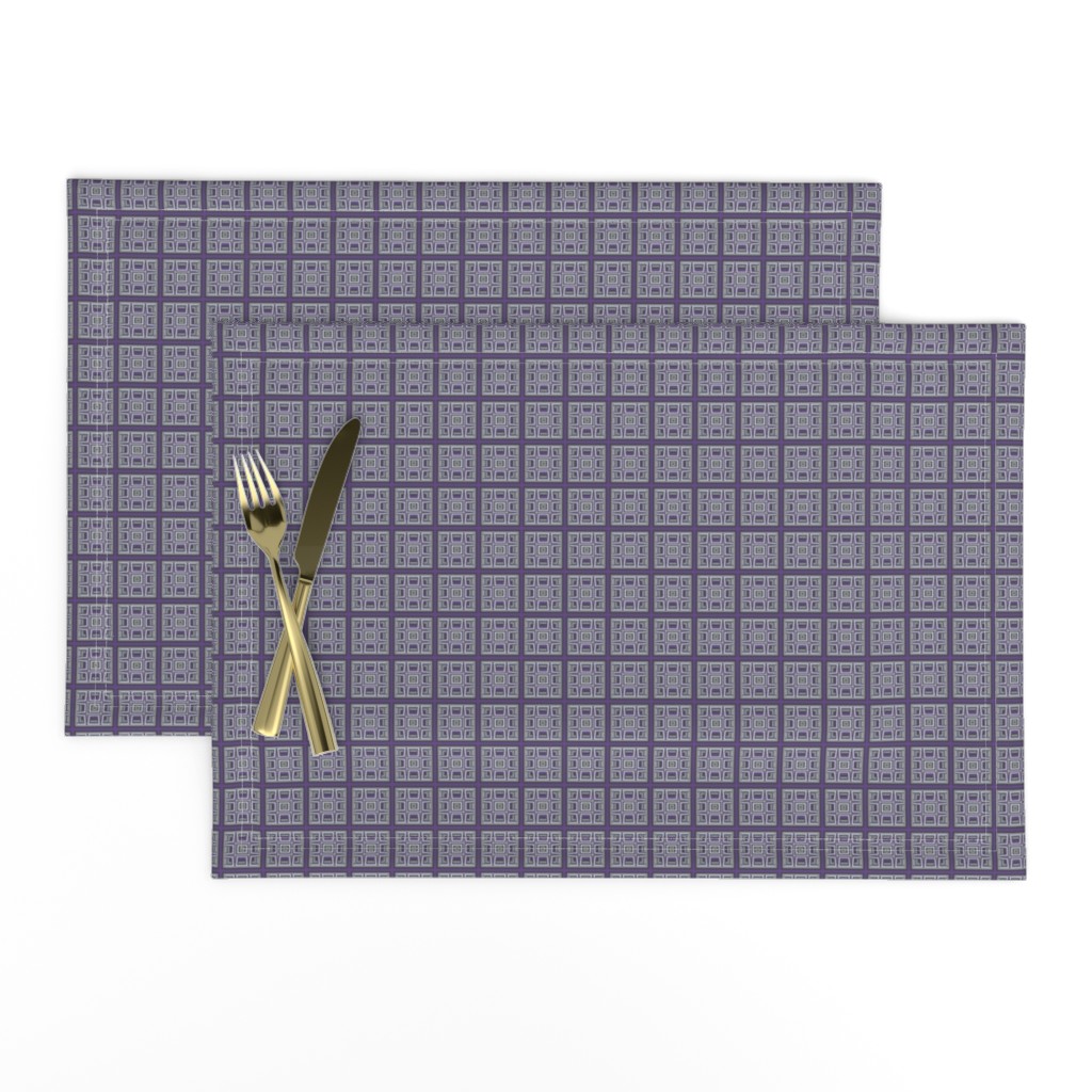 Plum Tiled Grid © Gingezel™ 2012